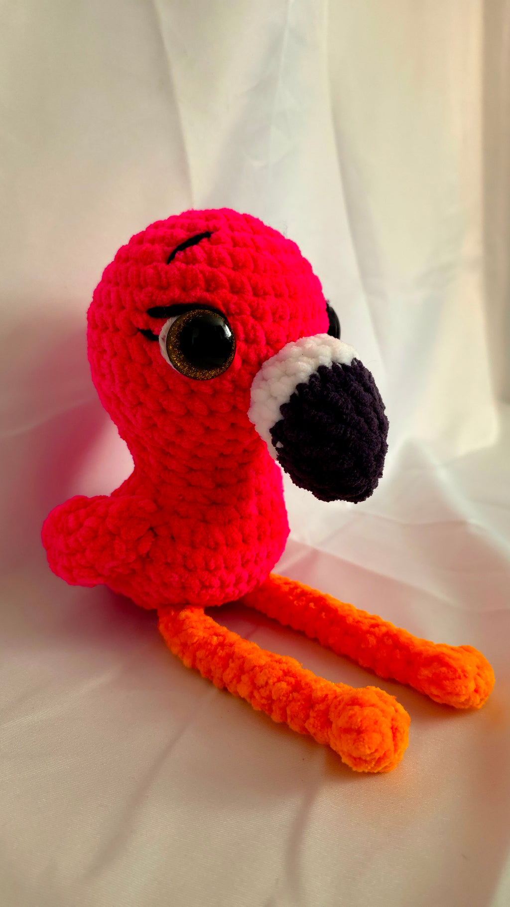 🦩 Peluche Flamant Rose au Crochet – Jouet Fait Main à partir de 3 ans