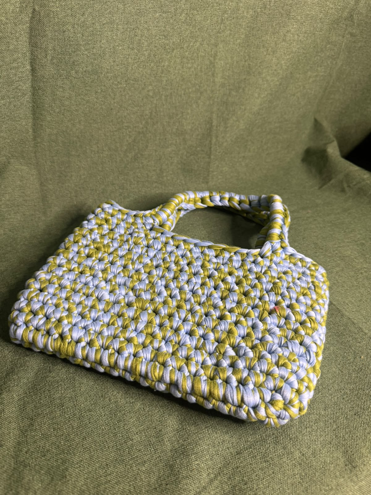 Grand sac au crochet 👜💙💚