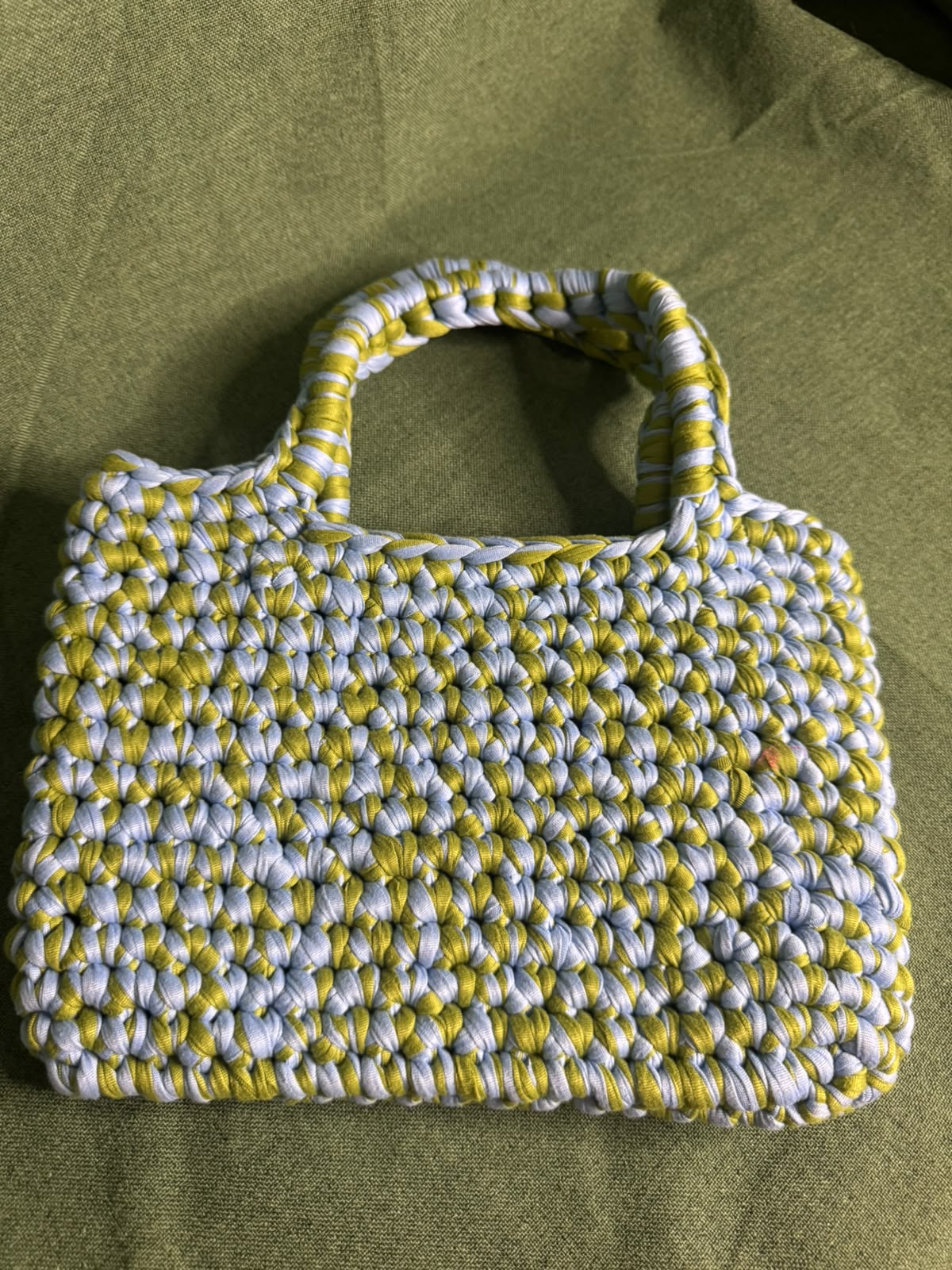 Grand sac au crochet 👜💙💚