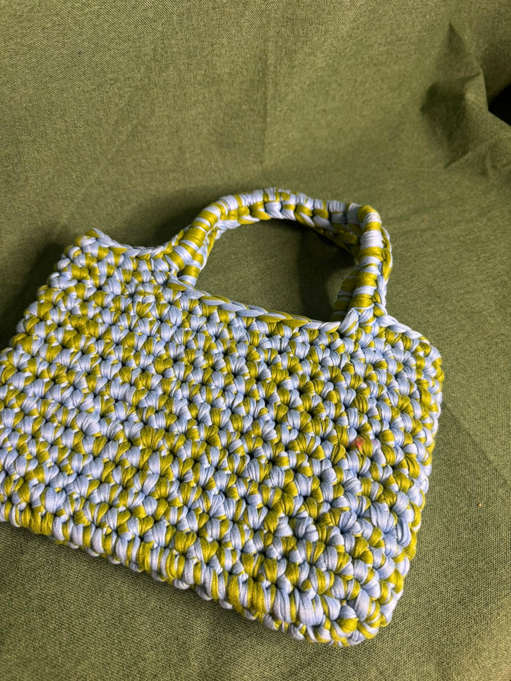 Grand sac au crochet 👜💙💚