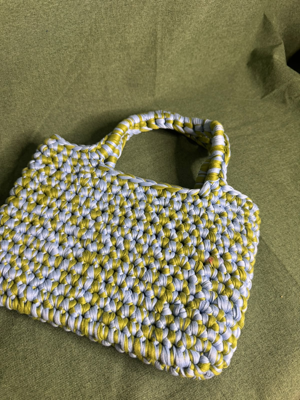 Grand sac au crochet 👜💙💚