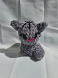 Petit Chat Crocheté Gris 🐱