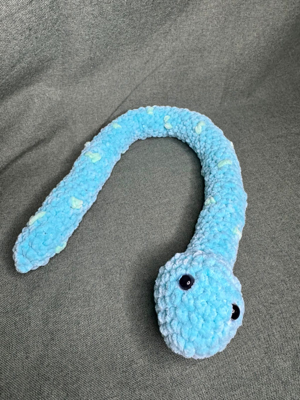 Serpent au crochet – Fait main 🐍💚