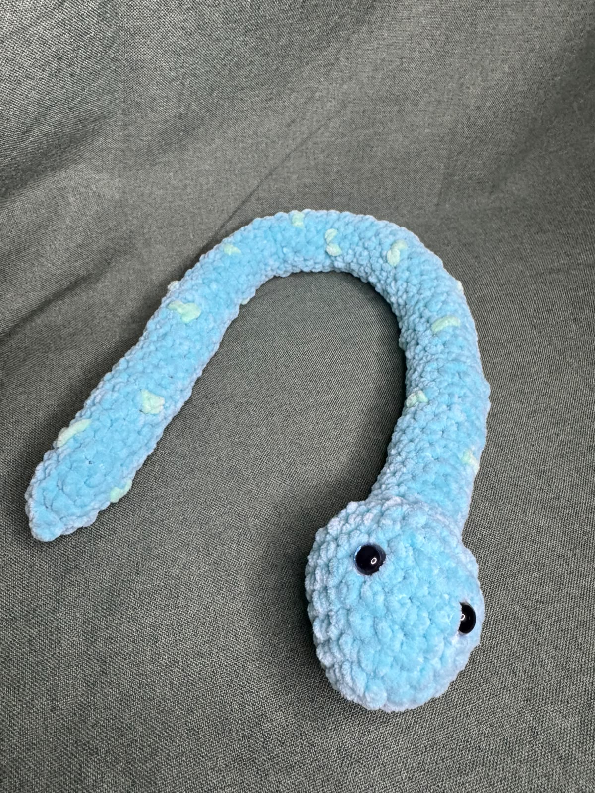 Serpent au crochet – Fait main 🐍💚