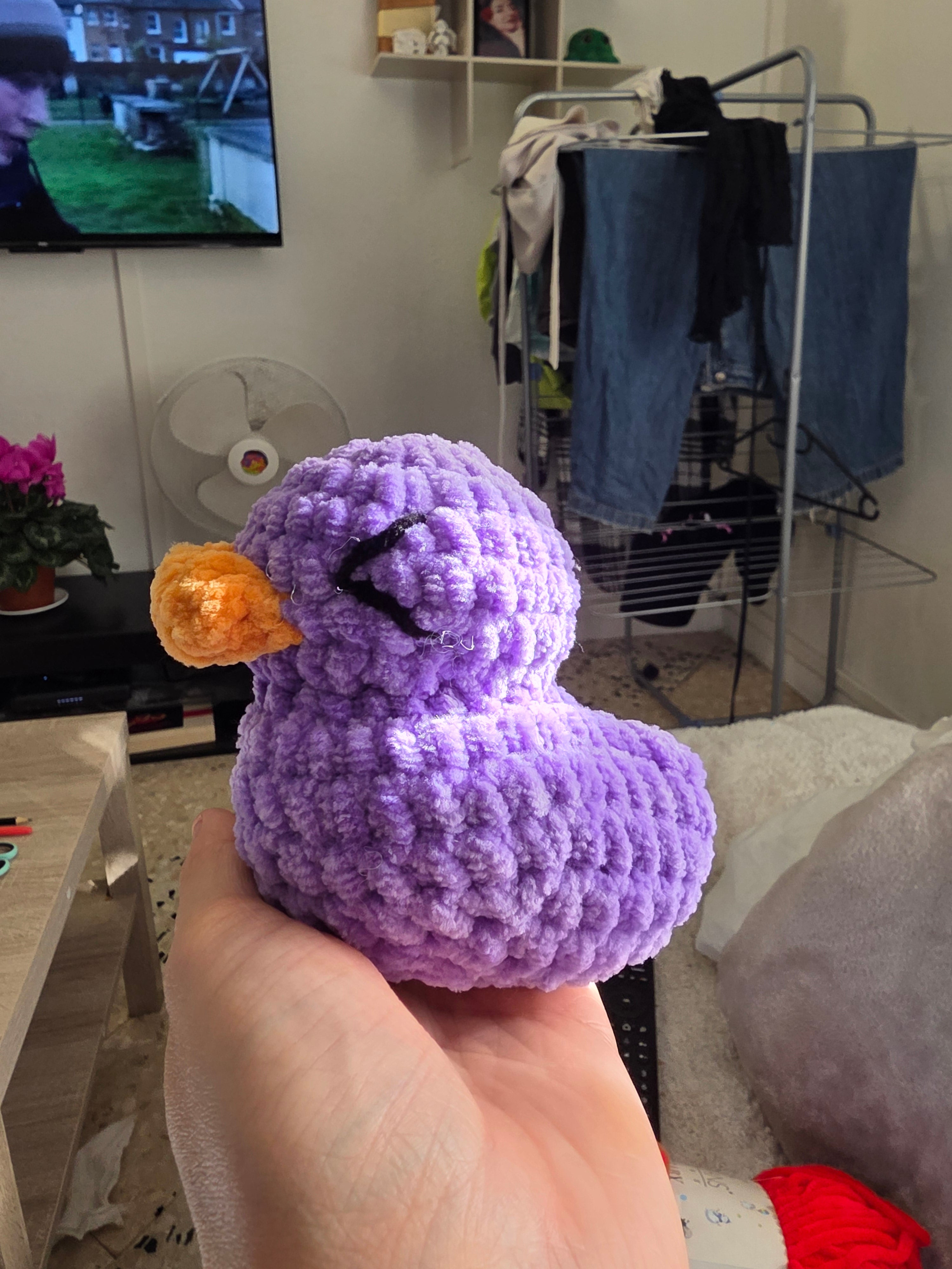 🦆 Petit Canard au Crochet – Amigurumi Fait Main | Cadeau Naissance | Jouet Bébé CE
