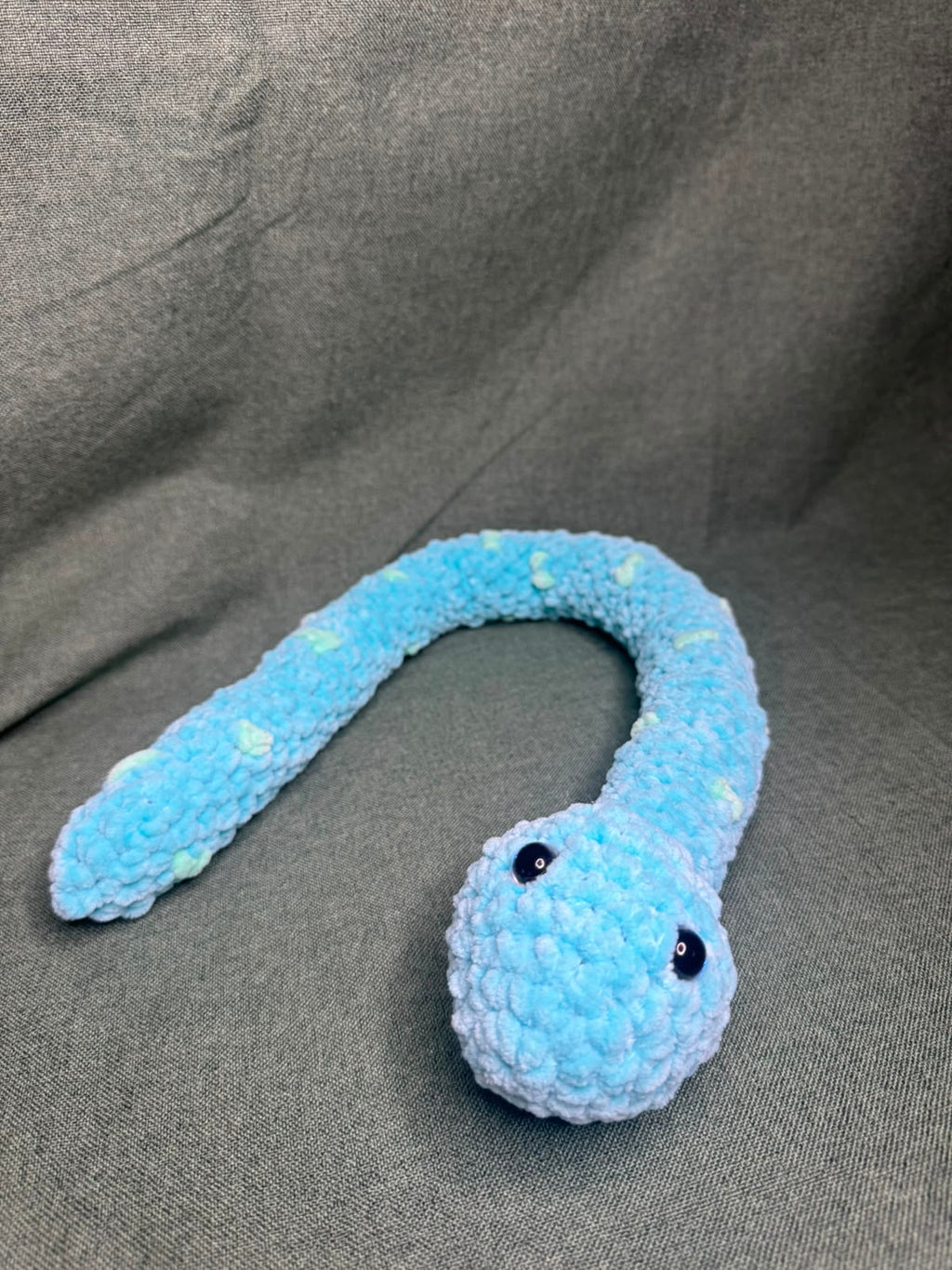 Serpent au crochet – Fait main 🐍💚