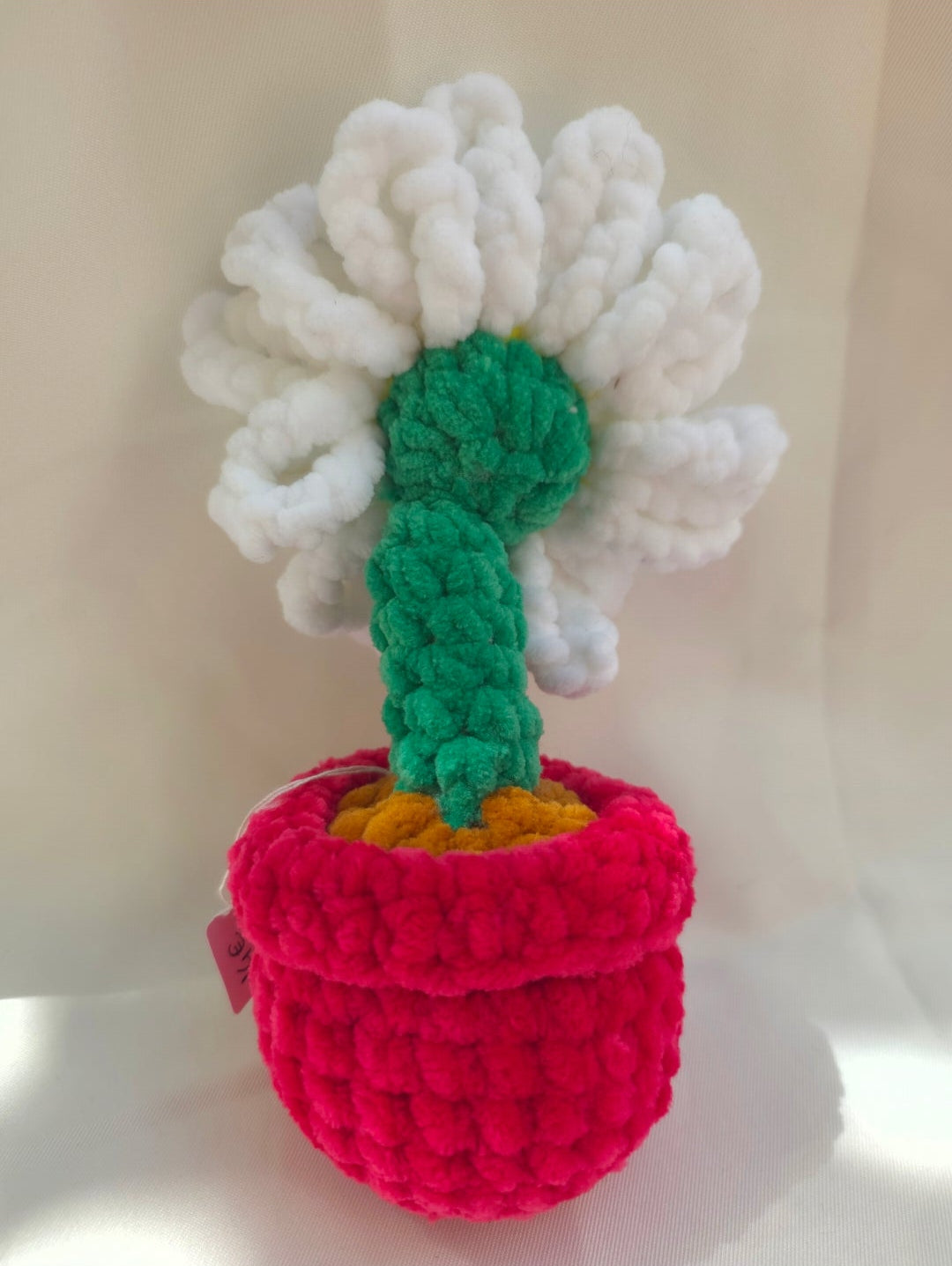 🌸 Fleur en pot au crochet – décoration artisanale pleine de douceur 🌸