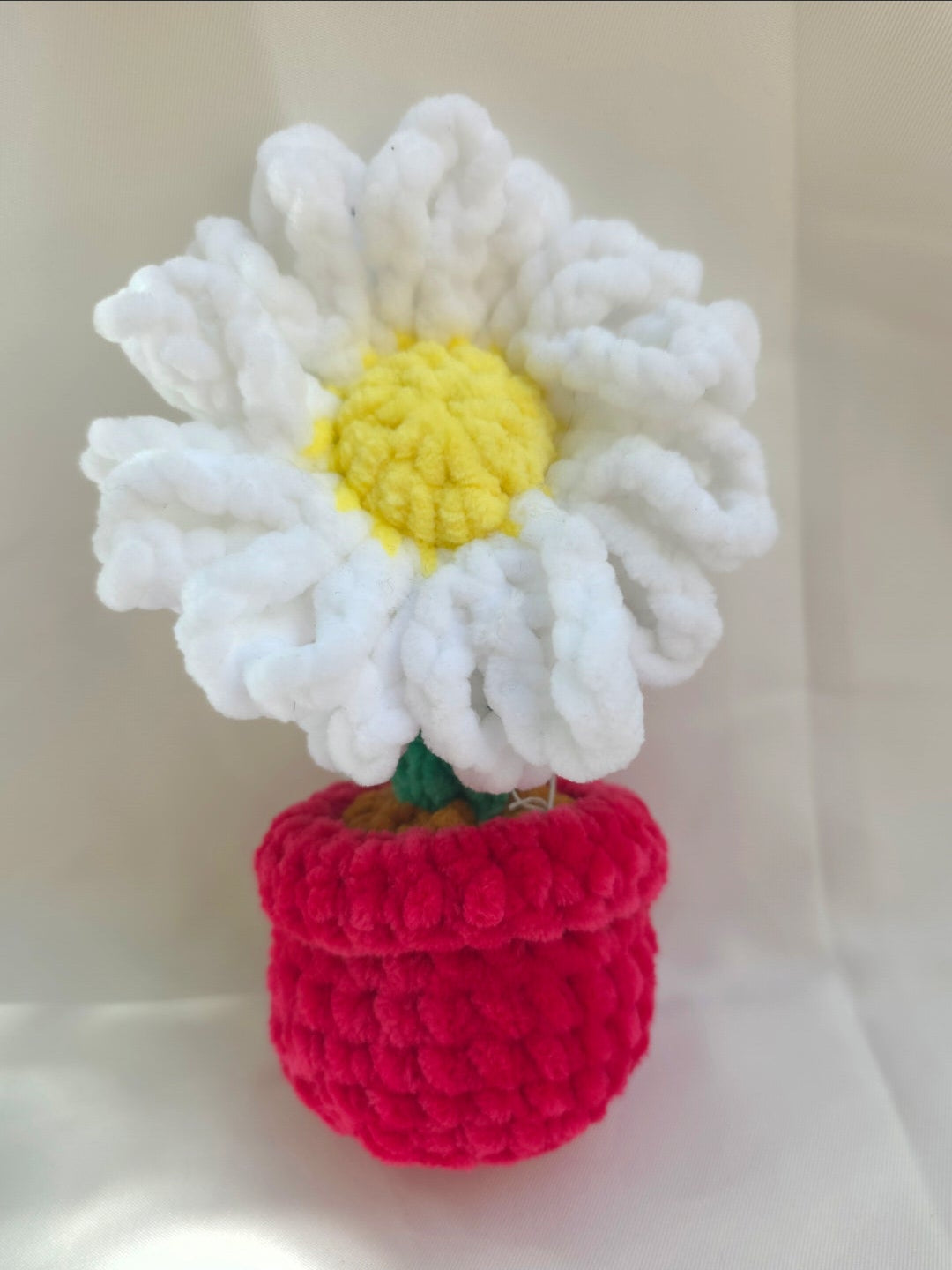 🌸 Fleur en pot au crochet – décoration artisanale pleine de douceur 🌸